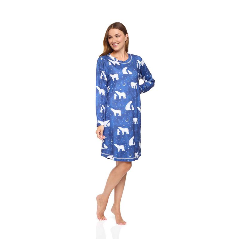 La Marquise Cosy Wonders Jersey Long Sleeve Nightdress image number 5